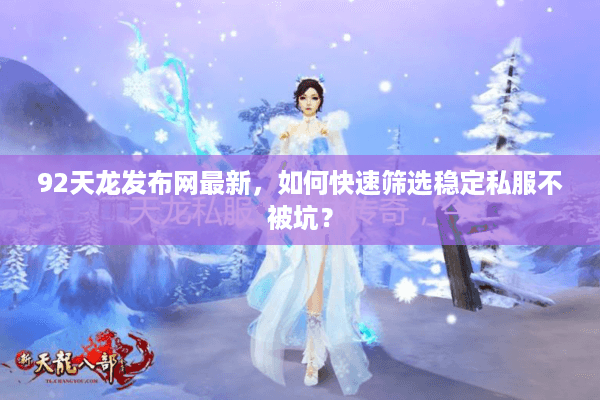 92天龙发布网最新，如何快速筛选稳定私服不被坑？